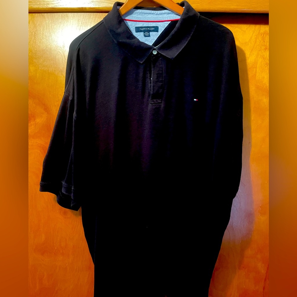 Tommy Hilfiger Men's Polo in Black